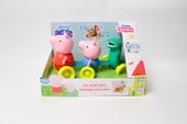 TOMY Swinka Peppa rodzinka do cignięcia E73527