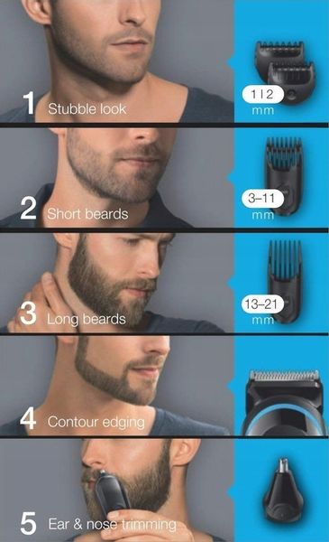 BEZPRZEWODOWA golarka TRYMER do ciala zarostu włosów BRAUN Sharp Blades zdjęcie 13