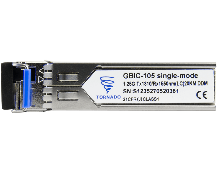 Moduł SFP jednomodowy SM Pulsar GBIC-105 LC 20km zdjęcie 3