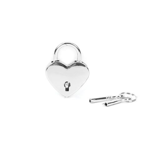 kłódka silver heart shape padlock (2pcs a set) liebe seele na Arena.pl