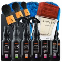 ADBL ZESTAW KOSMETYKÓW DO AUTA NA START DUŻY SET + Perfumy samochodowe 50ml
