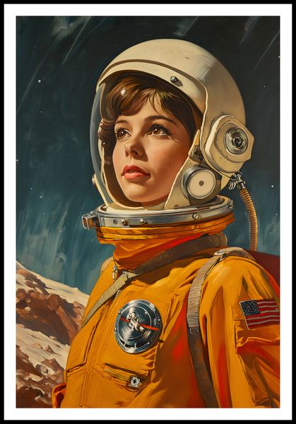 Plakat 68x101cm Pionierka Kosmosu zdjęcie 3