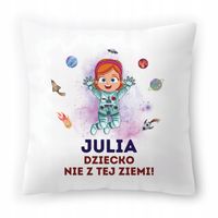 Poduszka Biała 40X40 Cm Dla Patryka Syna Dziecka Z Nadrukiem Ze Zdjęciem
