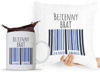 Zestaw Poduszka + Kubek Prezent Brata Braciszka Z Nadrukiem Ze Zdjęciem