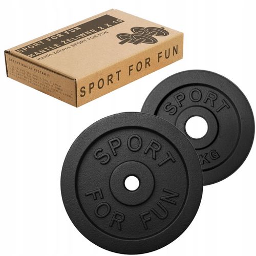 HANTLE ŻELIWNE 2x10kg regulowane metalowe gryfy 28mm obciążenie zestaw 20kg na Arena.pl