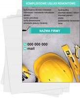 Ulotki A4 reklamowe firmowe 5000 szt różne wzory USŁUGI REMONTOWE