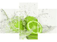 90X60CM OBRAZ DRUK LIMONKA WODZIE