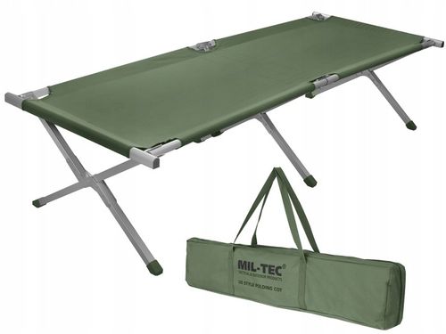 Łóżko turystyczne MIL-TEC KANADYJKA 210X70X42 cm na obóz do 120kg Oliwkowe na Arena.pl