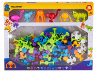 Przyssawki Klocki Konstrukcje POP KLIK EDU 96 szt
