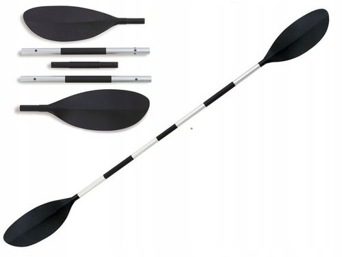 WIOSŁO ALUMINIOWE SKŁADANE KAJAKOWE PODWÓJNE DO KAJAKU INTEX 218CM na Arena.pl