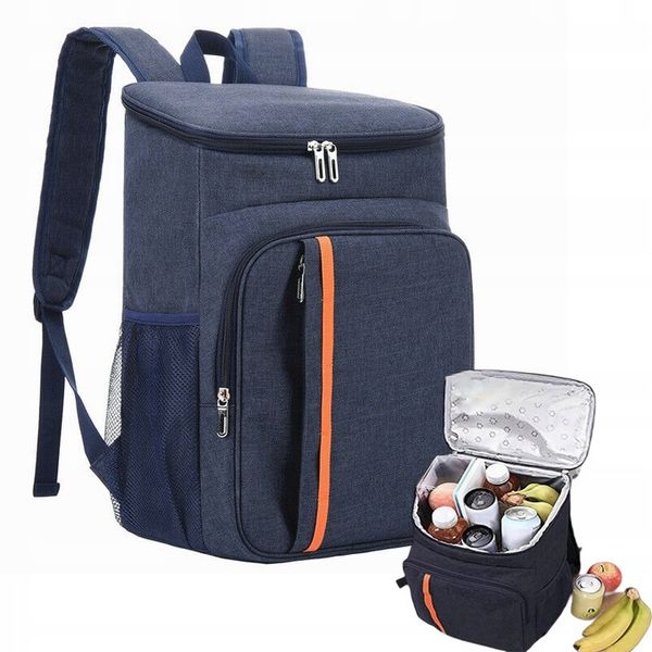 DUŻA POJEMNOŚĆ 18L IZOLACJA PIKNIK PLECAK TORBA DO PRZECHOWYWANIA ŻYWNOŚCI zdjęcie 1