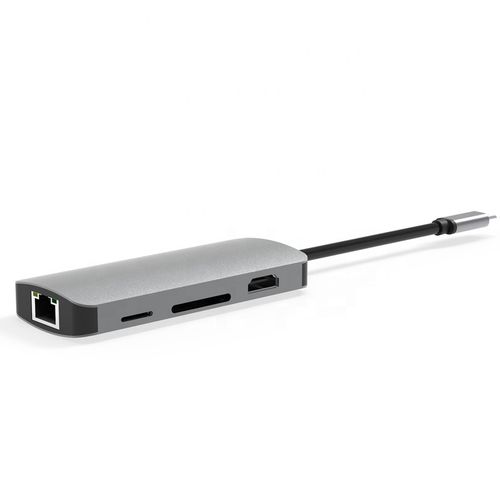 hub 8w1 stacja dokująca usb - c hdmi 4k sd do macbook pro/air na Arena.pl
