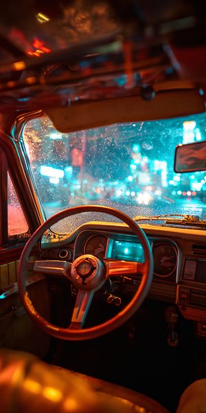 Plakat 50x100cm Nocny Kierowca zdjęcie 1