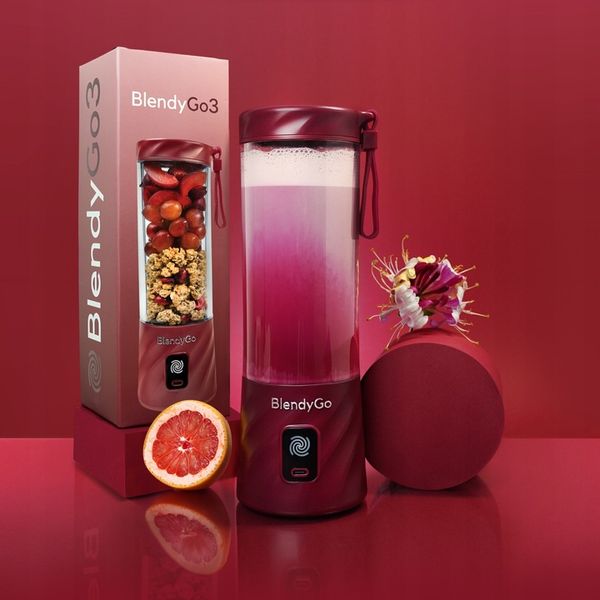Oryginalny Blender BlendyGo 3 - Bezprzewodowy USB | ZESTAW SHAKER + PRÓBKI zdjęcie 3