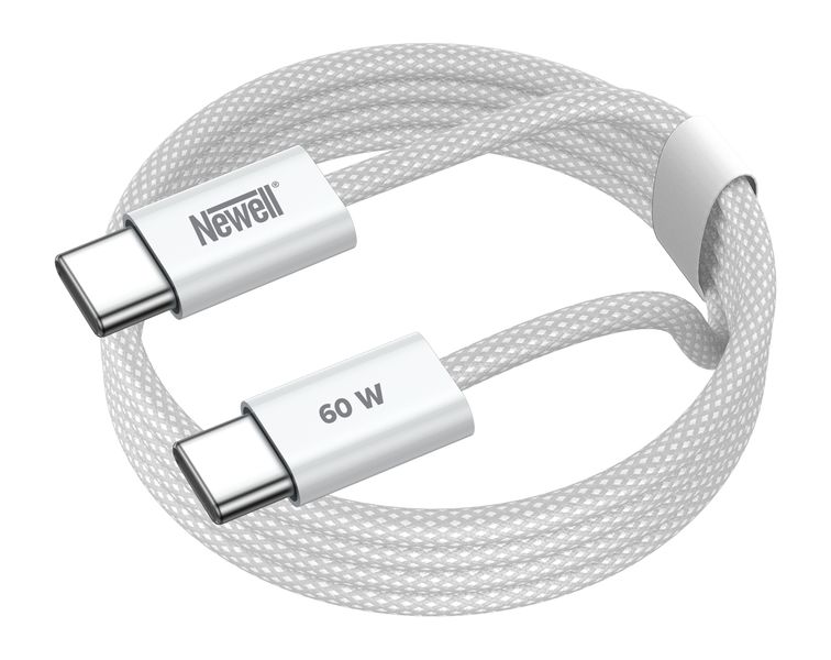 Kabel Newell USB-C - USB-C 60 W- 2 m, biały zdjęcie 3
