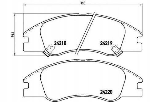 KLOCKI HAM KIA CERATO 05- BREMBO na Arena.pl
