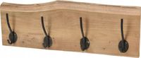 WIESZAK ŚCIENNY NA ŚCIANĘ DO PRZEDPOKOJU 4 METALOWE HACZYKI 7x50x15 CM