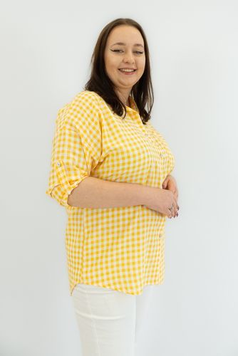 Koszula w Żółtą Kratę Damska UNI na Arena.pl