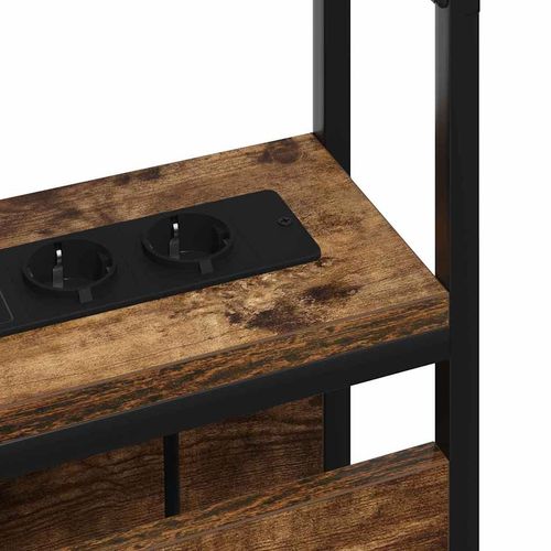 Zagłówek do przechowywania z półką Wędzony dąb 150 cm na Arena.pl