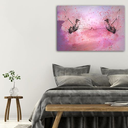 Deco Panel, Mała baletnica przed lustrem 90x60 na Arena.pl