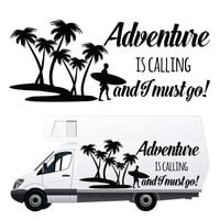 NAKLEJKA NA SAMOCHÓD napis KAMPER przyczepę kempingową camper auto 170 cm