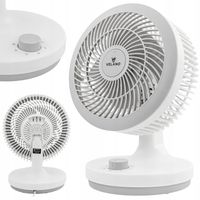 WENTYLATOR BIURKOWY WIATRAK STOŁOWY STOJĄCY OSCYLACJA CICHY AROMATERAPIA