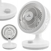 WENTYLATOR BIURKOWY WIATRAK STOŁOWY STOJĄCY OSCYLACJA CICHY AROMATERAPIA