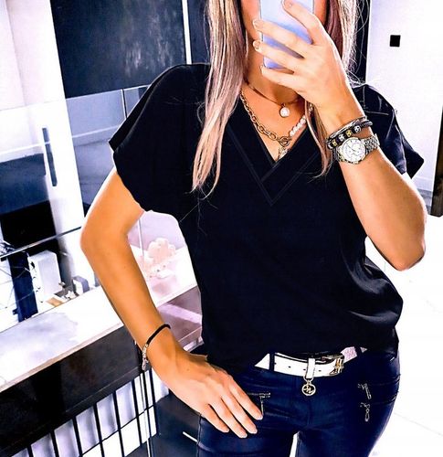 . BIAŁA BLUZKA ELEGANCKA DUŻE ROZMIARY PLUS SIZE 44 na Arena.pl