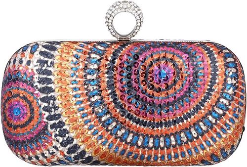 Torebka wieczorowa damska kopertówka na łańcuszku na Arena.pl