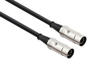 Kabel MIDI 0,14 mm DIN5 DIN5 10m czarny Polski Red's Music MD01100