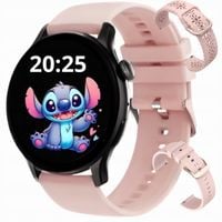 SMARTWATCH DLA DZIEWCZYNKI ZEGAREK ELEKTRONICZNY AMOLED FUNKCJE NA PREZENT