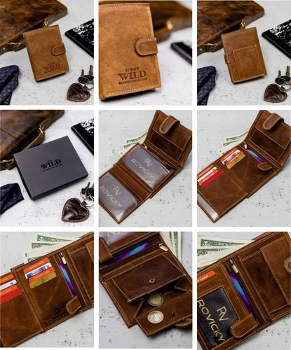 Portfel skóra 100% na WALENTYNKI dla faceta GIFT na Arena.pl