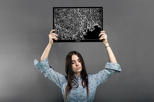 Deco Panel, Plan miasta Tokio 60x40 na Arena.pl