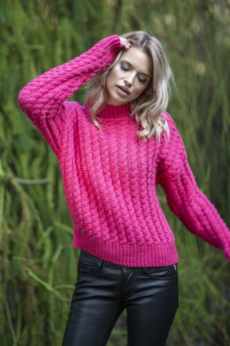 Sweter F591 Ecru UNI na Arena.pl