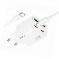 Ładowarka Hoco N56 30W 4 wejścia USB-C biała do Xiaomi Redmi Note 14 5G