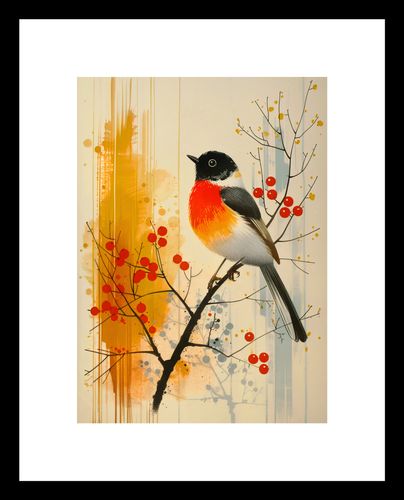 Plakat 13x18cm Jesienny Rudzik na Arena.pl