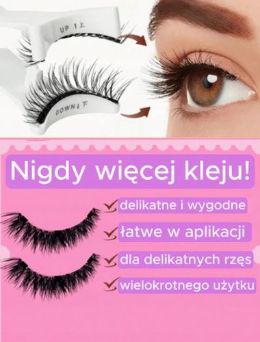 Rzęsy Magnetyczne Bez Kleju i Podrażnień Efekt Objętości+ Aplikator Gratis na Arena.pl