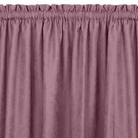 Zasłona MILANA szenilowa z tunelem 140x270 liliowa wzór 2 Homede