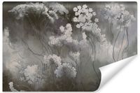 Fototapeta Do Sypialni ABSTRAKCJA Kwiaty Rośliny Beton Mural 405cm x 270cm