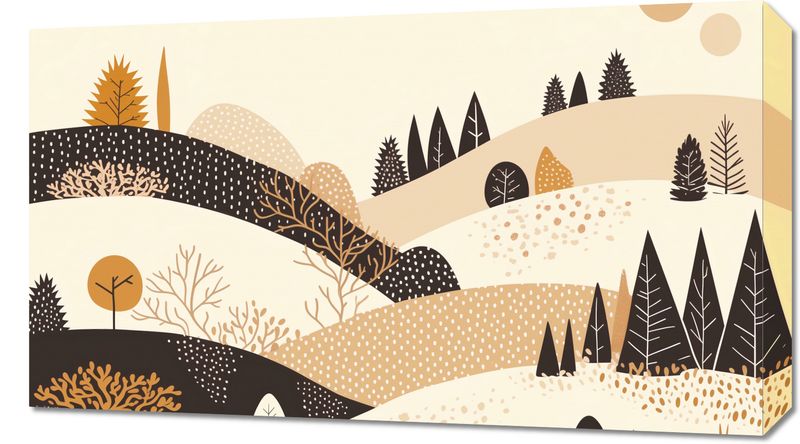 Obraz 70x40cm Jesień w Wzgórzach zdjęcie 1
