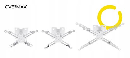 UCHWYT OBROTOWY do projektora Sufitowy Ścienny dł do 65 cm UNIWERSALNY na Arena.pl