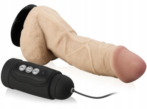 WIBRATOR Z RUCHEM ROTACYJNY MEGA DUŻY GRUBY PENIS na Arena.pl