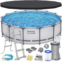 Basen ogrodowy stelażowy 427 x 107 cm 11w1 Bestway 56950