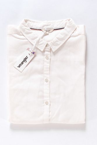 WRANGLER L/S SOLID SHIRT OFFWHITE W5202LR02 L na Arena.pl