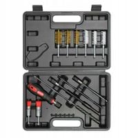 Zestaw szczotek do czyszczenia gniazd wtryskiwaczy 19 el KD10049