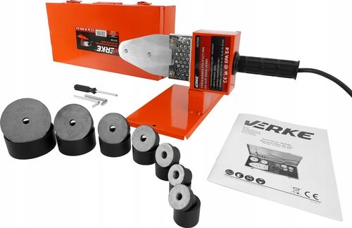 ZGRZEWARKA POLIFUZYJNA DO ZGRZEWANIA RUR PP PCV 800W MOCNA + MATRYCE ZESTAW na Arena.pl