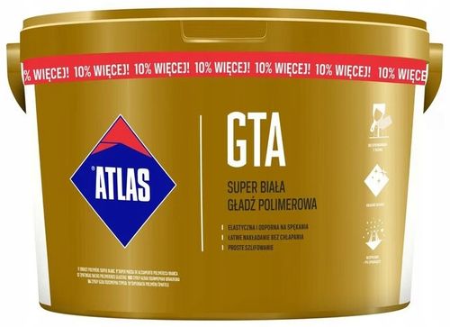 Atlas biała gładź GTA super polimerowa 18 KG na Arena.pl