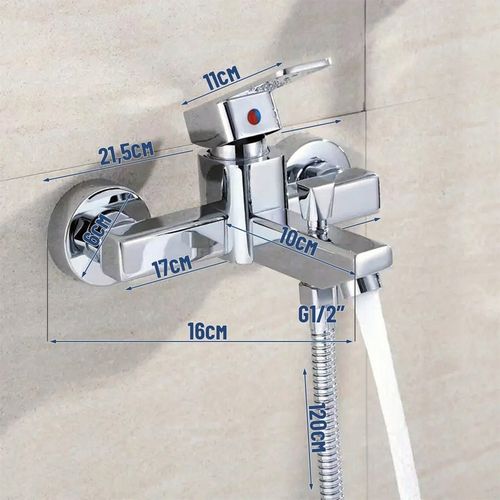 BATERIA WANNOWA ŁAZIENKOWA ZESTAW NATRYSKOWY KRAN ZE SŁUCHAWKĄ PRYSZNIC na Arena.pl