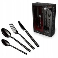 BH-2622 - Zestaw sztućców 24 el. Berlinger Haus Shiny Black Edition