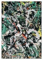 Obraz na płótnie Jackson Pollock abstrakcja 70x100 cm